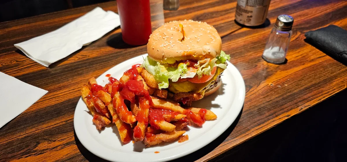 Double Cheeseburger with Fries