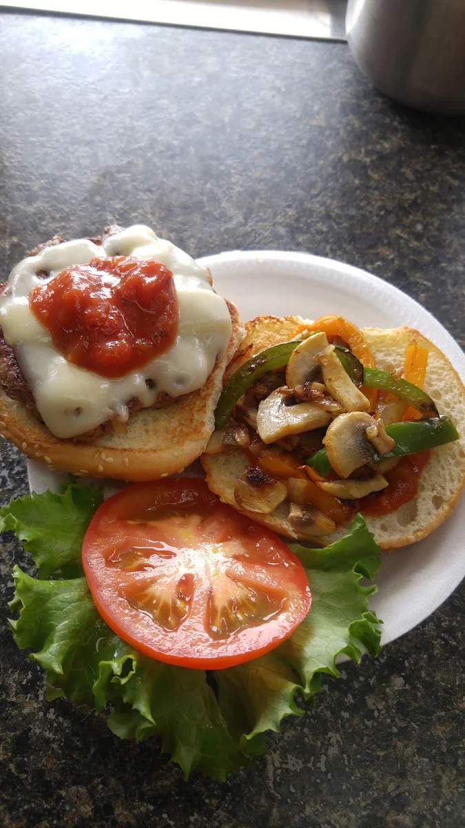 Salsa Swiss Burger