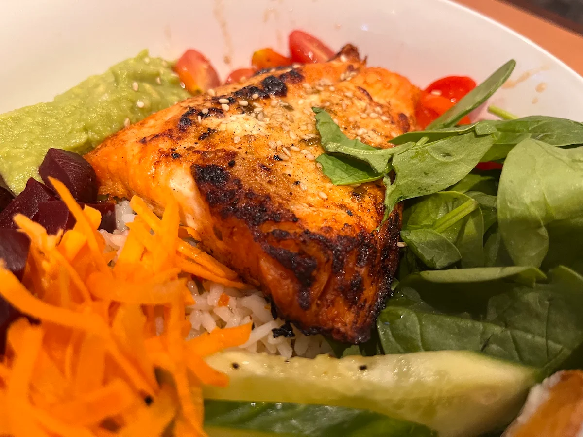 Rice and Salmon Bowl