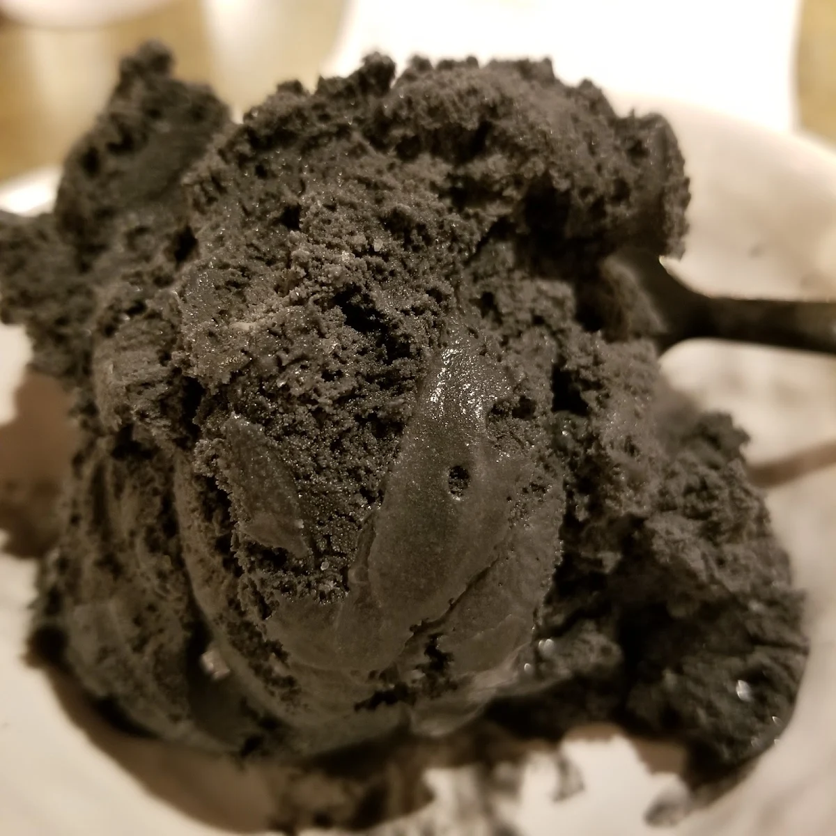 Black Sesame Ice Cream
