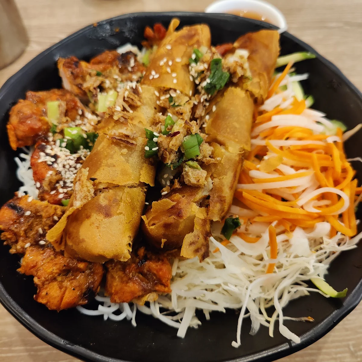 Lemongrass Chicken Spring Roll