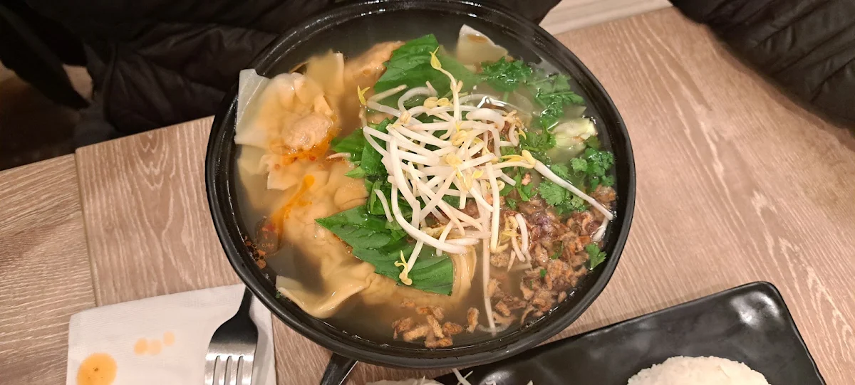 Wonton Soup with Veggie