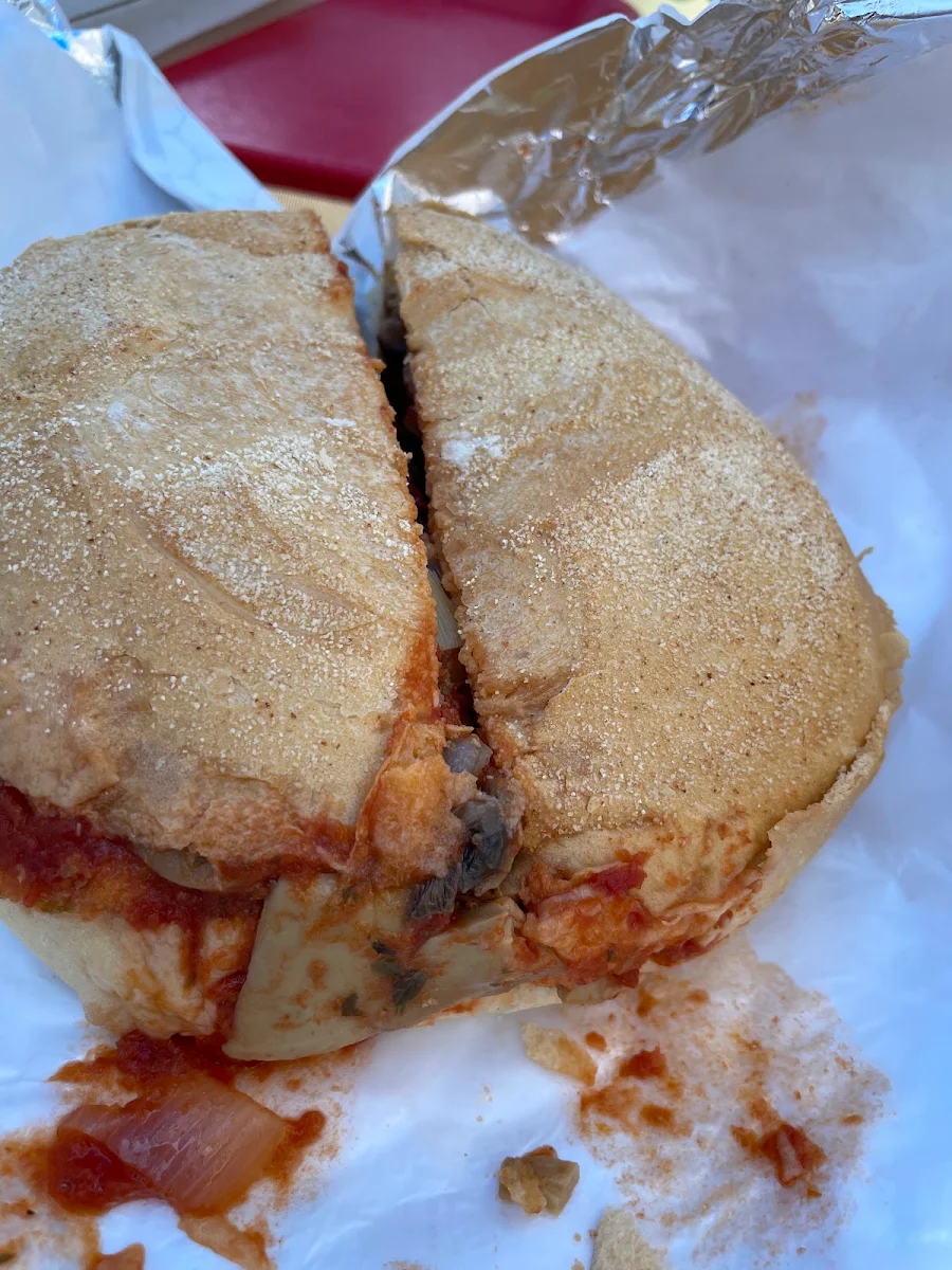 Veal Sandwich with Cheese Sandwich
