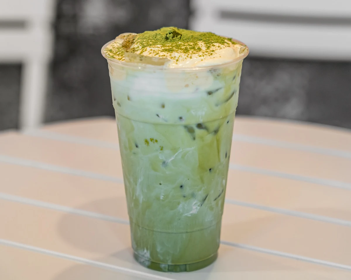 Ice Matcha Cream Cheese Milk Tea