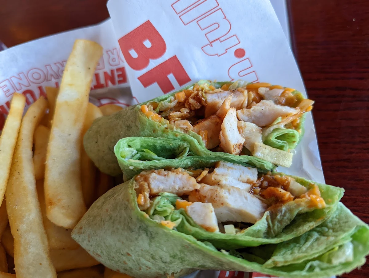 Whiskey River BBQ Chicken Wrap