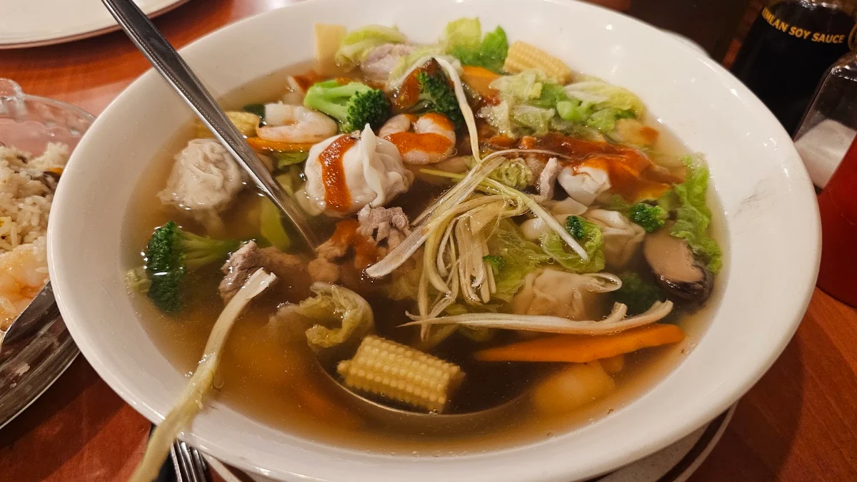 Chop Suey Won Ton Soup