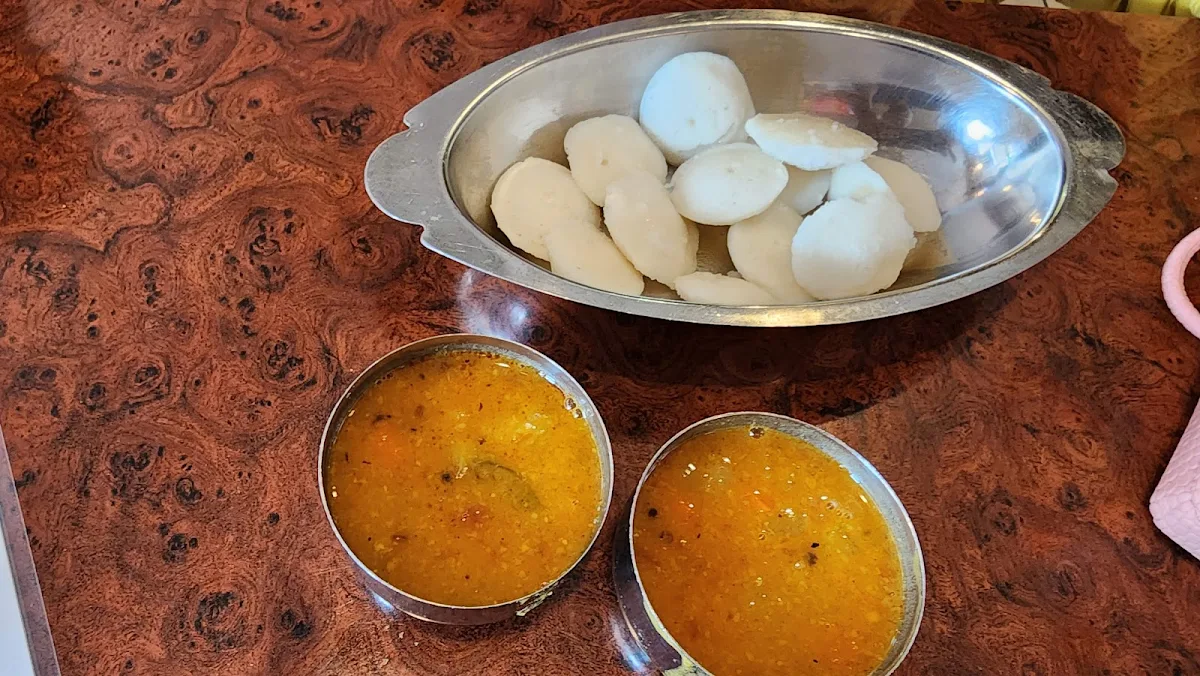 Mini Ghee Sambhar Idli