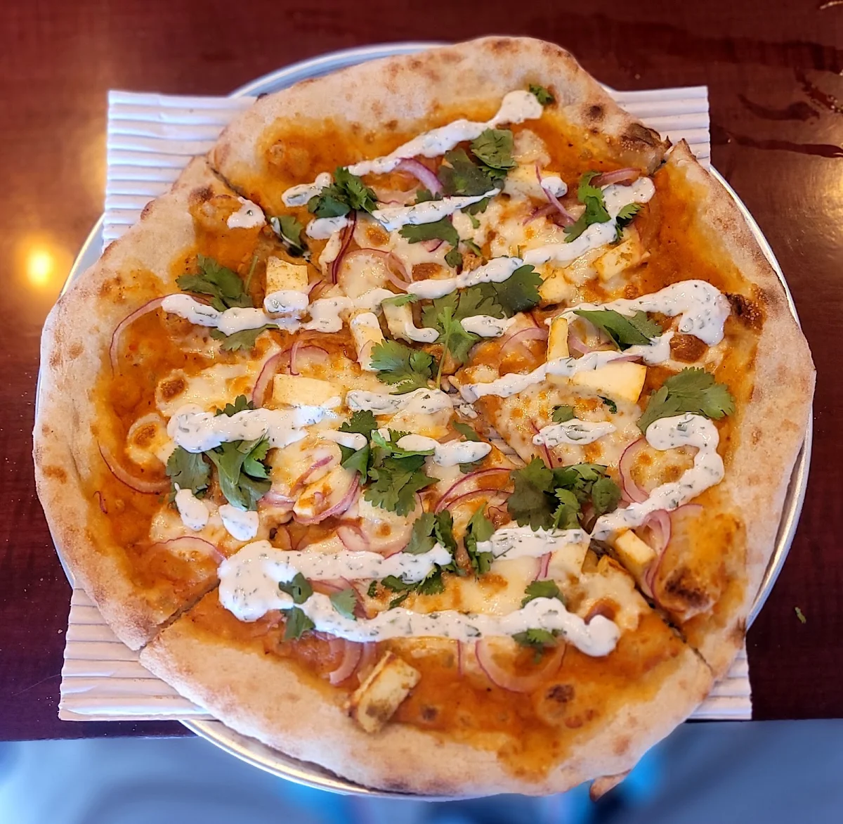 Tikka Masala with Paneer Pizza