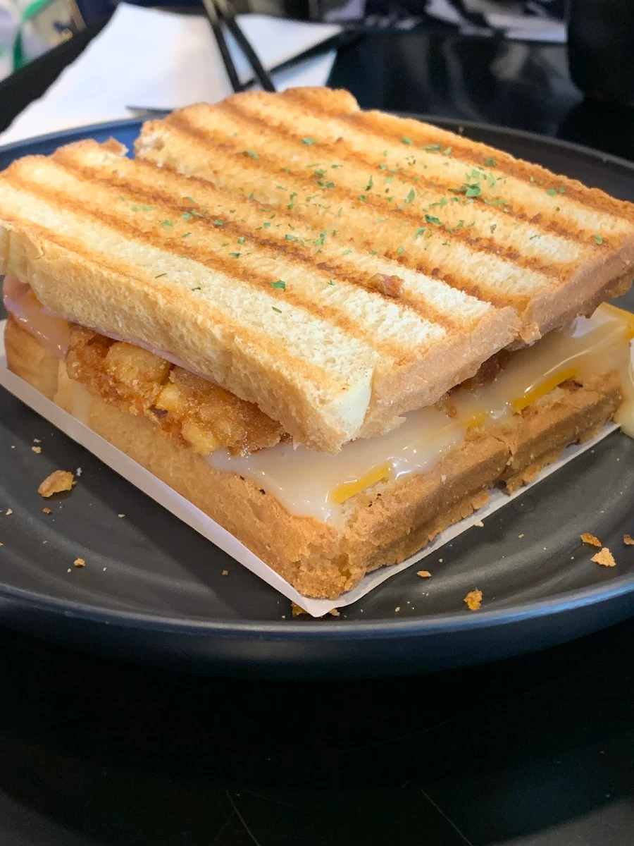 Korean Style Ham Cheese Toast