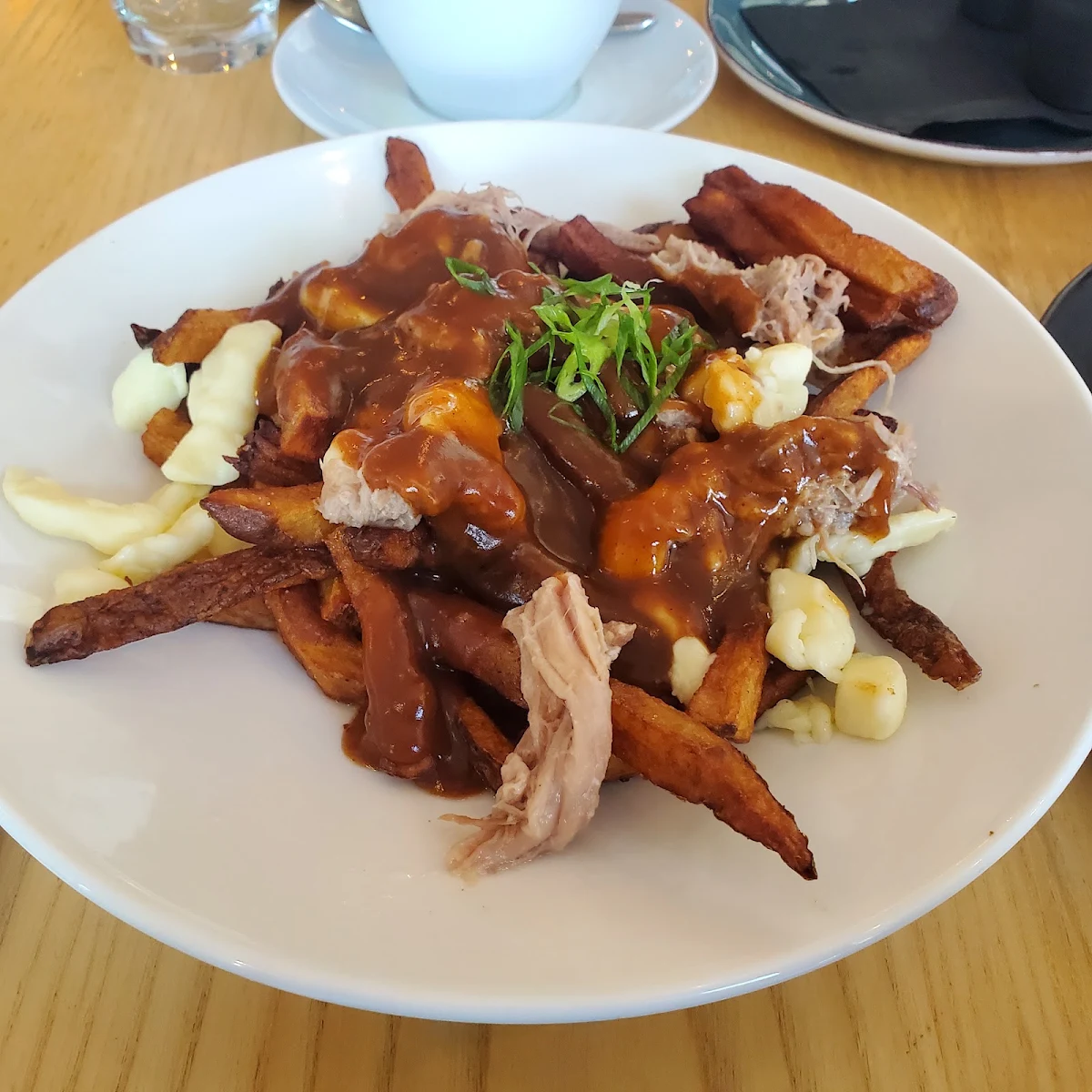 Pulled Pork Poutine, Cidrerie Lacroix