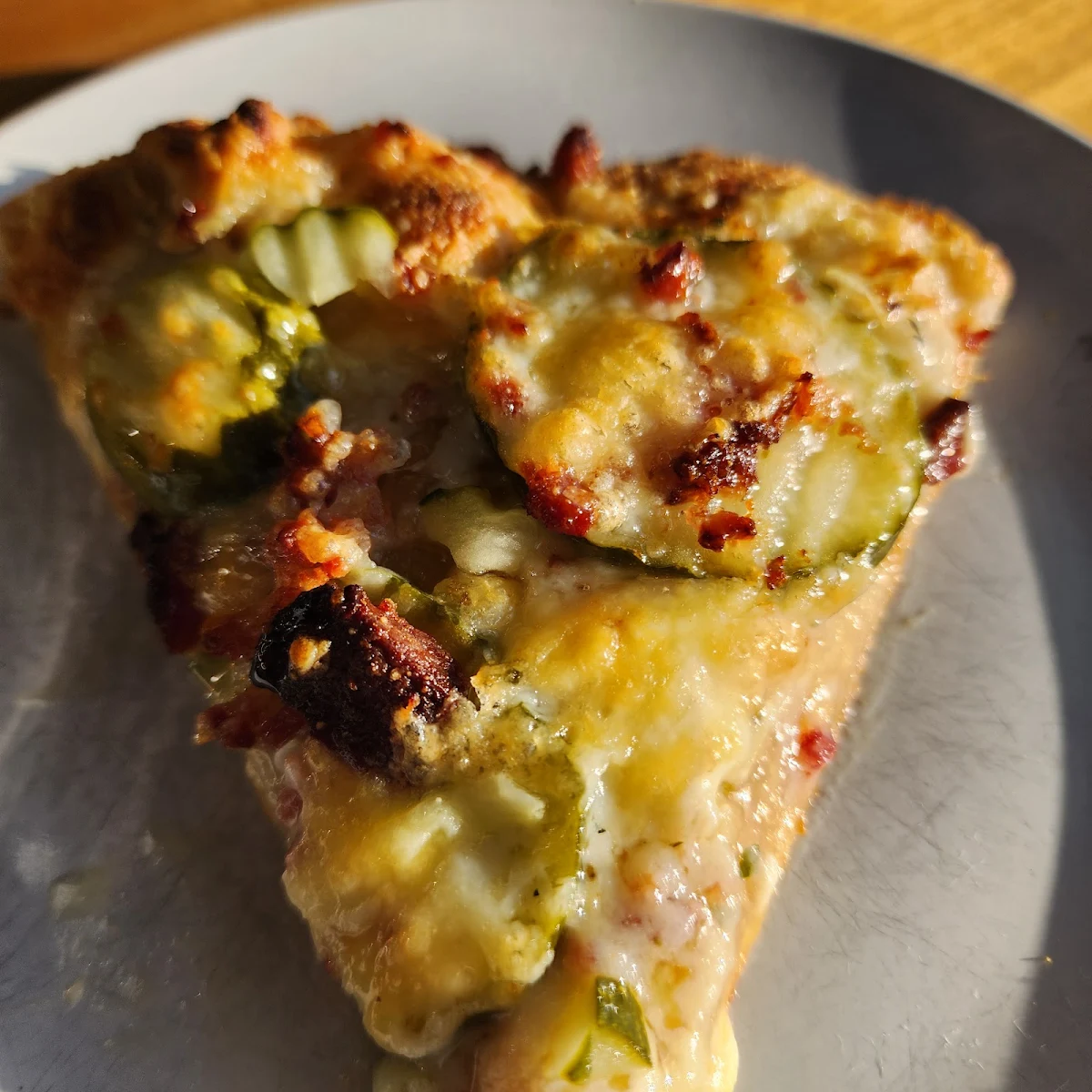 Dill Pickle & Bacon Pizza