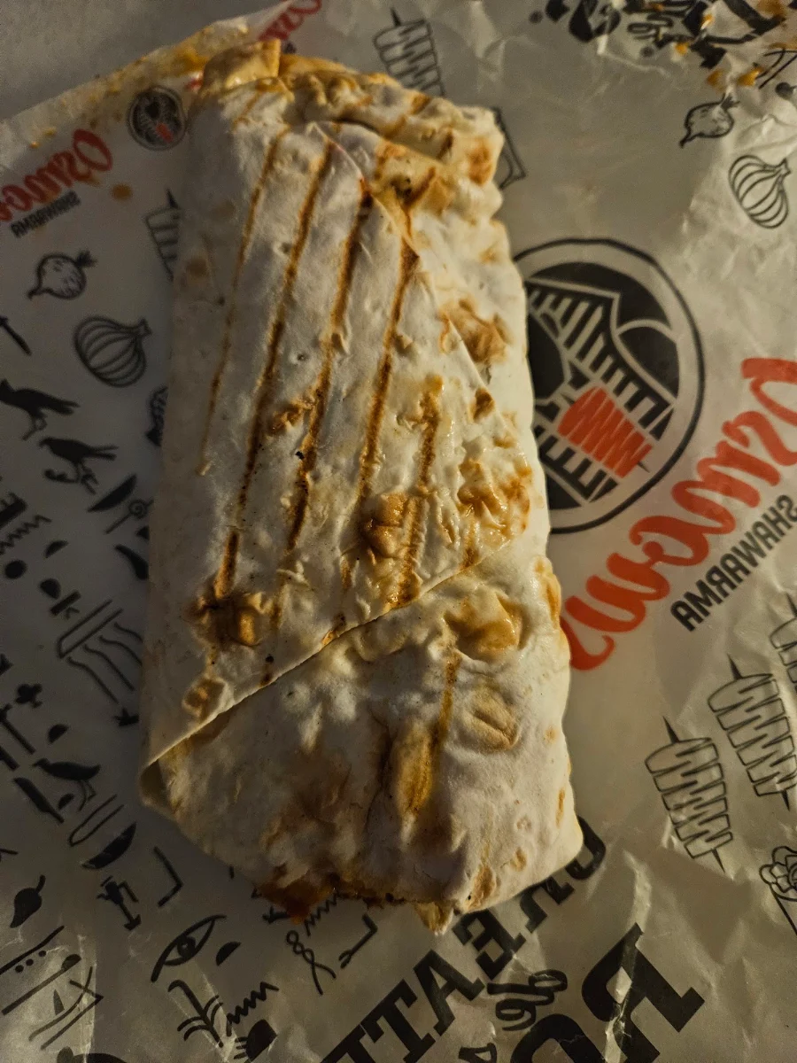 Chicken Shawarma Wrap