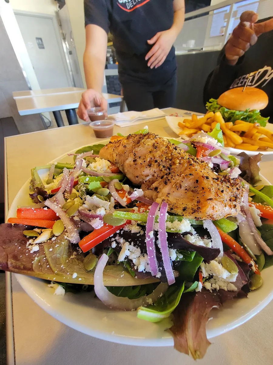 Salmon Feta Salad