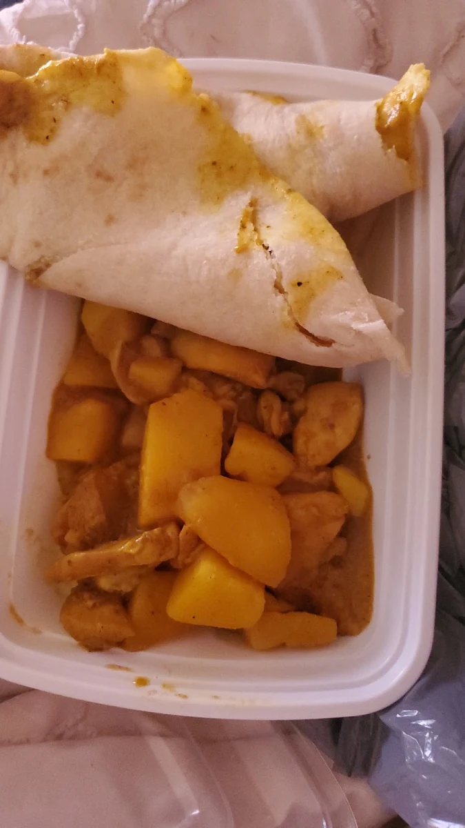 Curry Chicken Roti