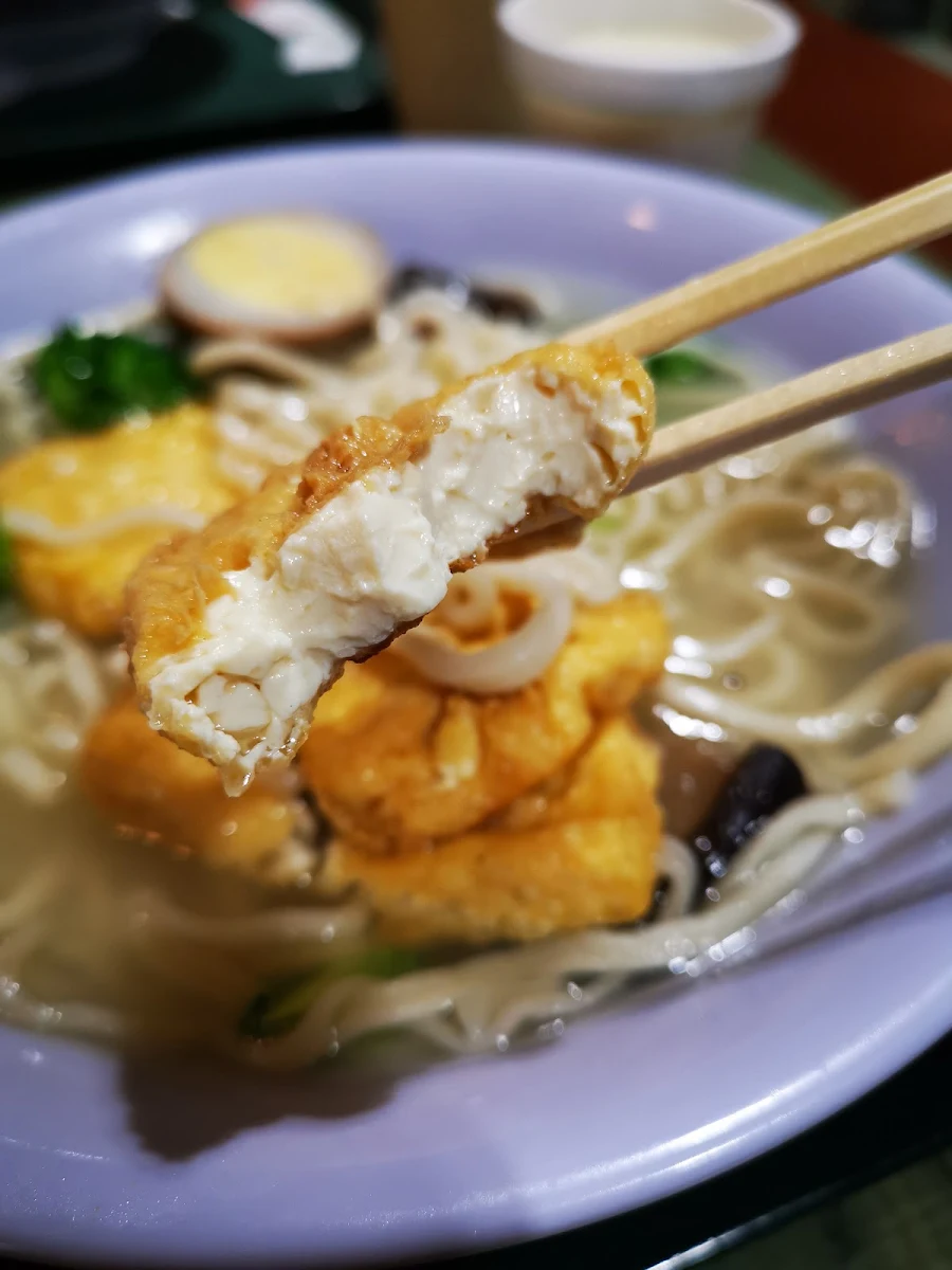 Hand Made Noodles with Tofu with Mixed Vegetables