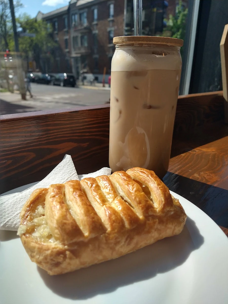 Iced Coffee Apple Fritter