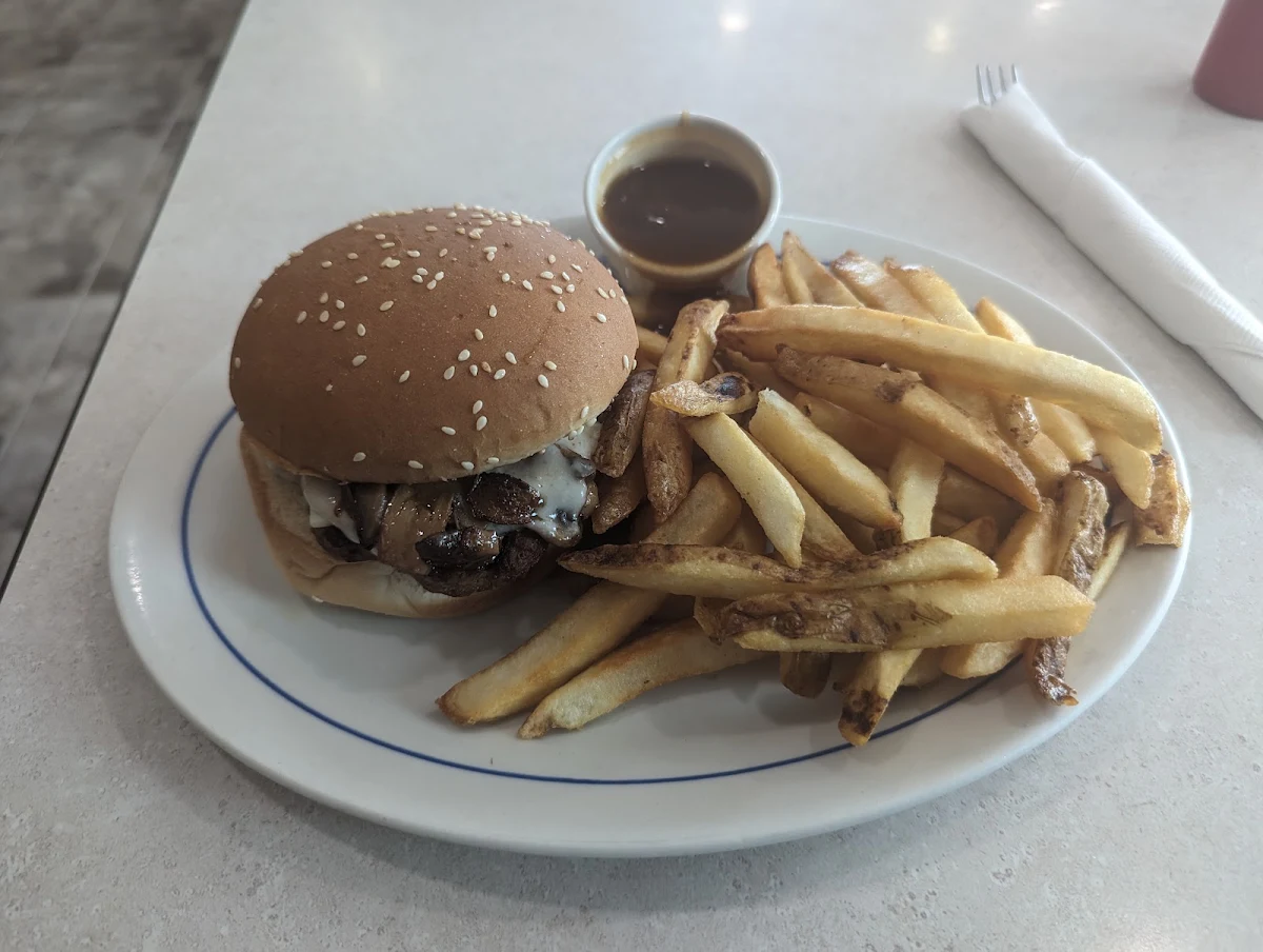 Mushroom Swiss Burger