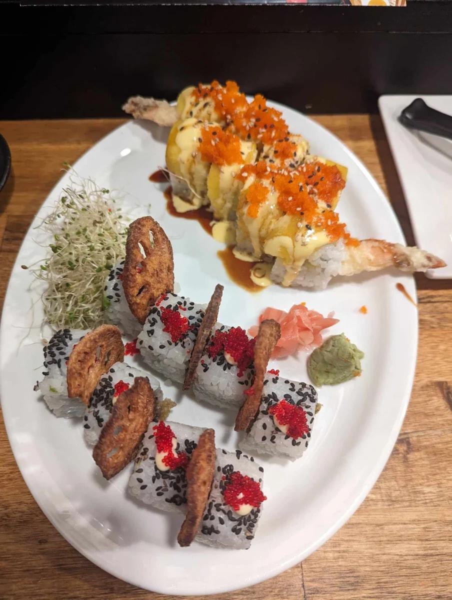 Volcano Roll, Fuji Ramen and Sushi