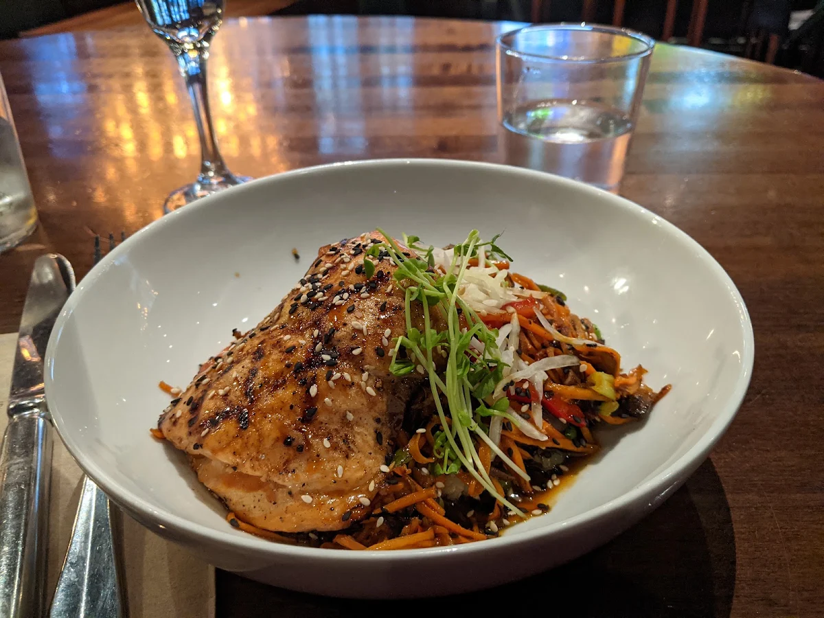 BBQ Salmon Rice Bowl