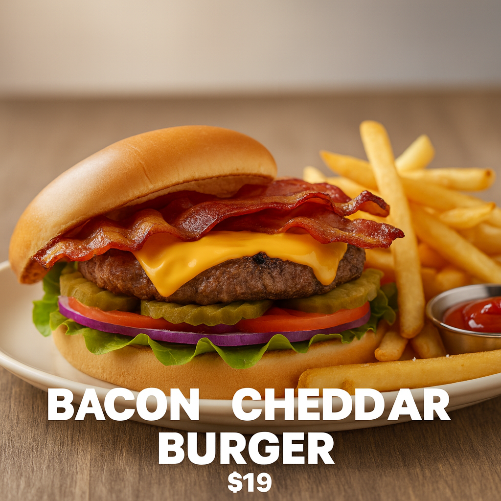 Bacon Cheddar Burger
