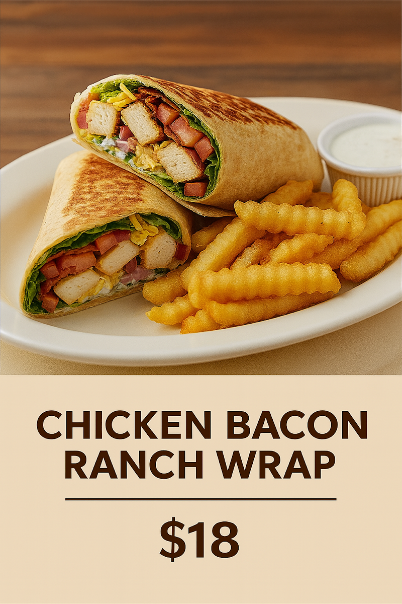 Chicken Bacon Ranch Wrap