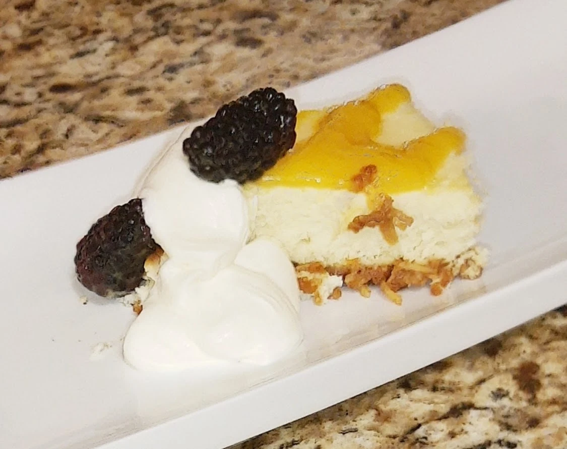 Orlando's Blueberry Cheesecake