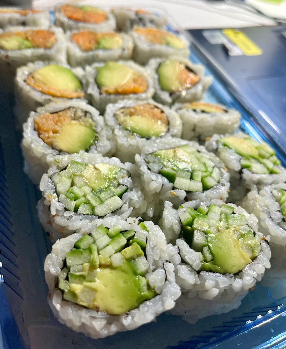 Yam Avocado Roll Avocado Cucumber Roll Spicy Avocado Roll