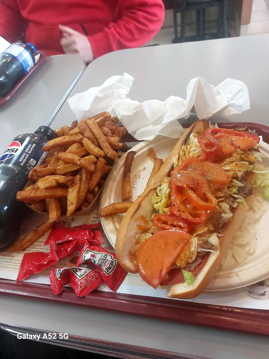 Steak and Pepperoni Sub