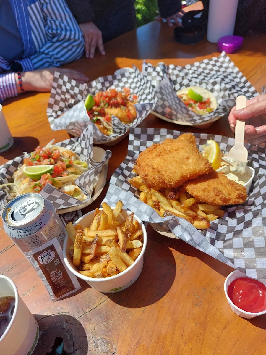 Cod Fish and Chips and Dips