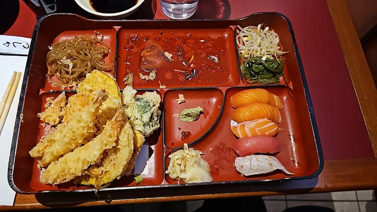 Tempura and Sushi Bento Box