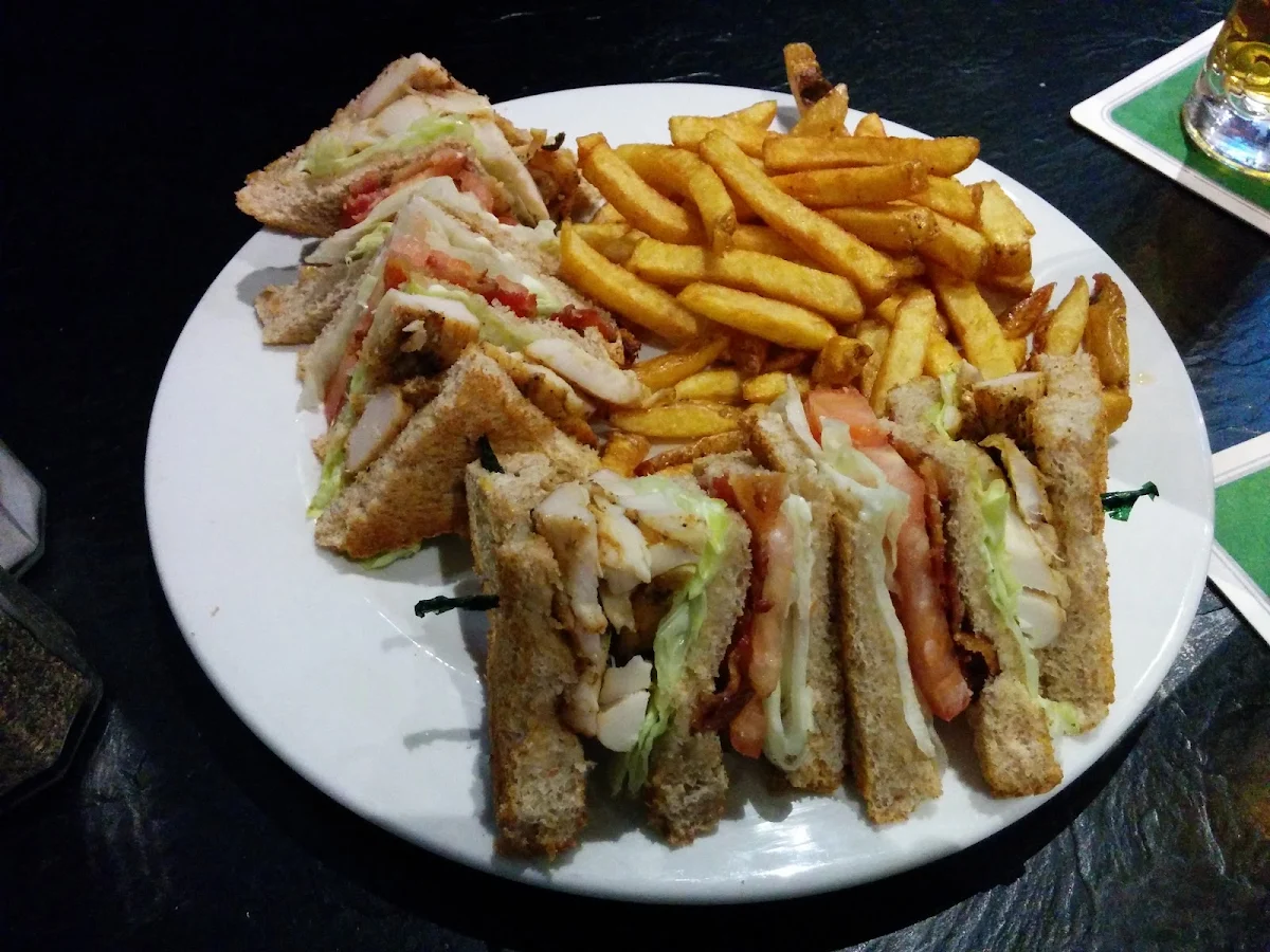 The Fox Chicken Club Sandwich