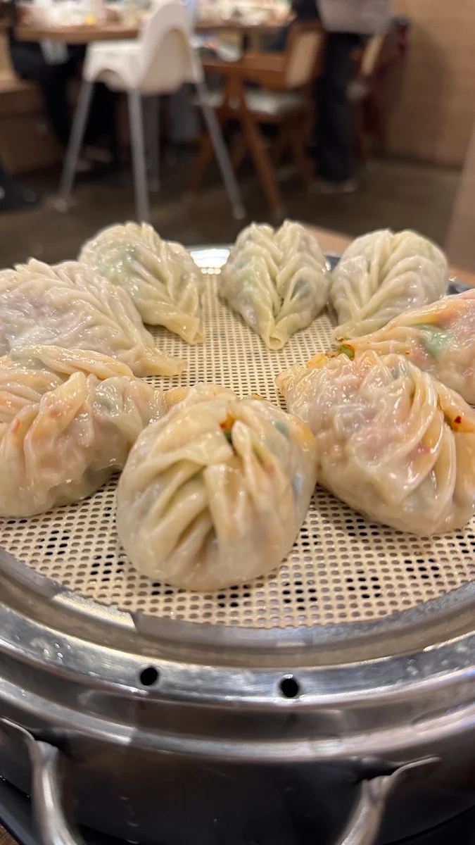 Kimchi Pork Dumplings