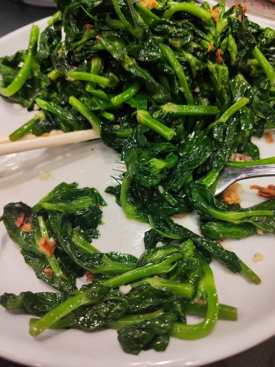 Stir Fried Snow Pea Leaves