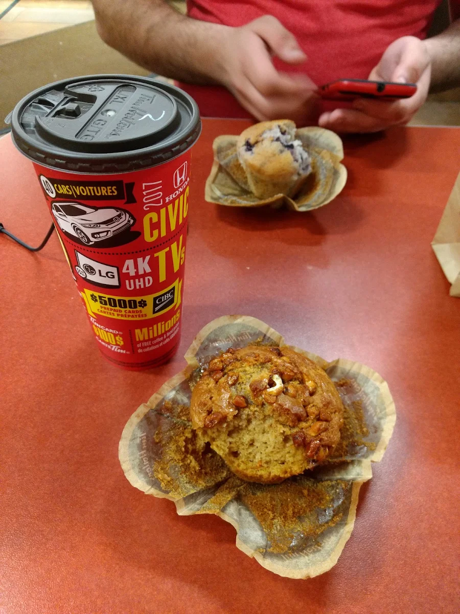 Carrot Muffin and Tea