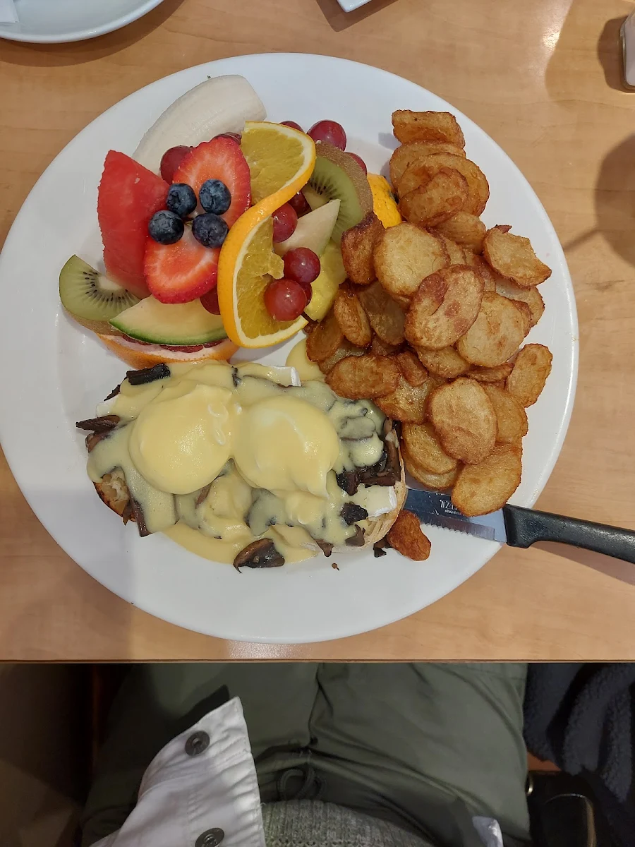 Oeufs Bénédictines Brie Et Champignons