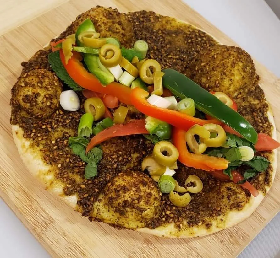 Zaatar Kaak Cheese Kaak Bagel
