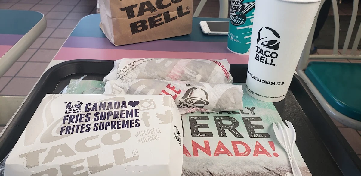 Fries Supreme 2 Chili Cheese Burritos Mtn Dew Baja Blast