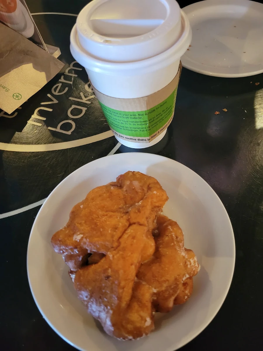 Apple Cider and Apple Fritter