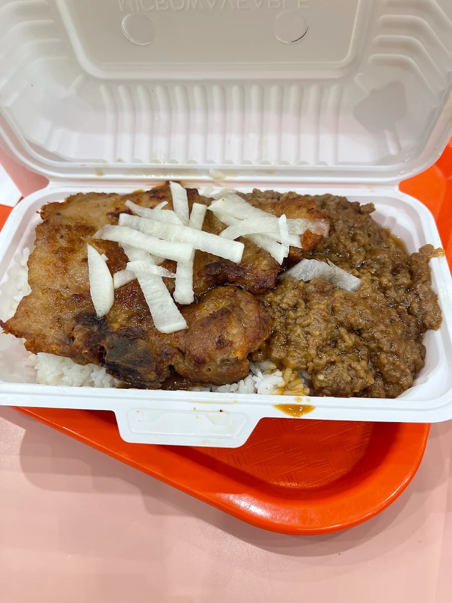 Minced Beef on Fried Rice