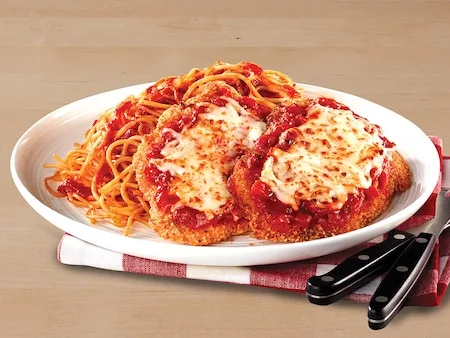Chicken Parmesan with Penne Pasta