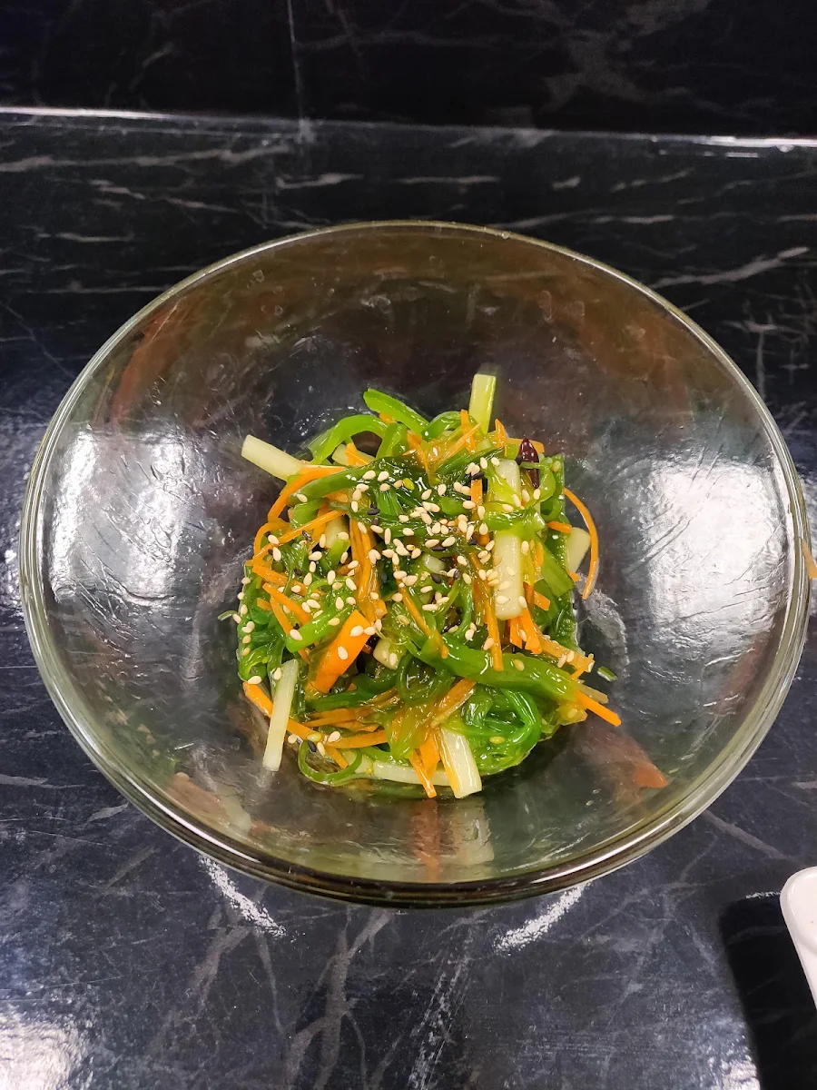 Wakame Seaweed Salad Salade Dalgue