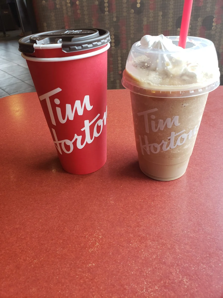 Coffee and Iced Cappuccino