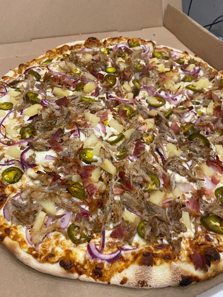 Hawaiian BBQ Pork Pizza