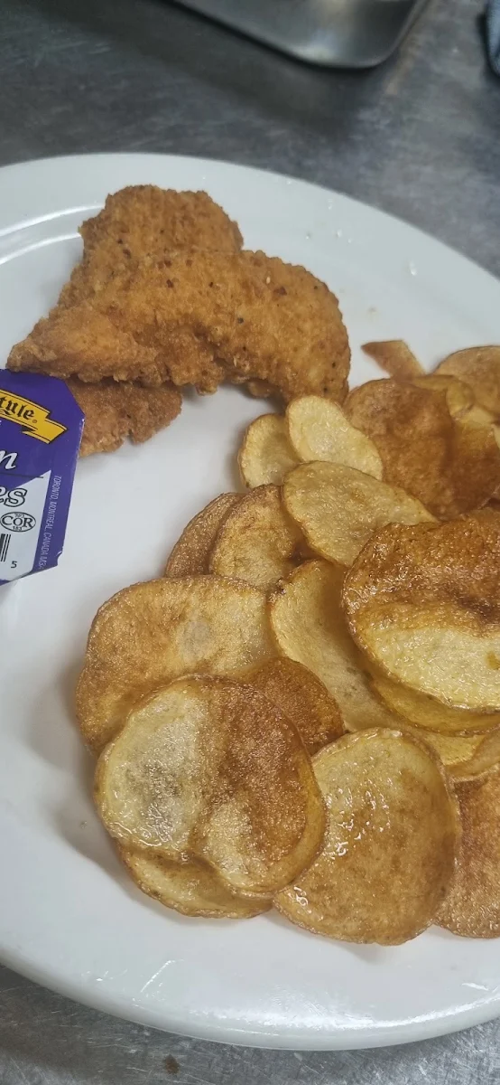 Chicken Strips and Home Fries