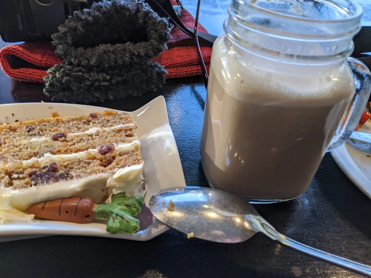 Carrot Cake and Hot Chocolate