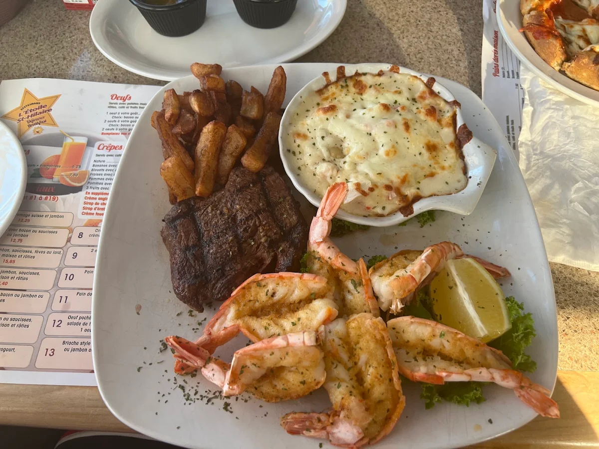 Terre Et Mer Avec Coquille Saint-Jacques