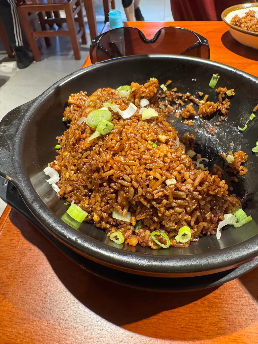 Soy Sauce Fried Rice with Crispy Fried Pork Lard