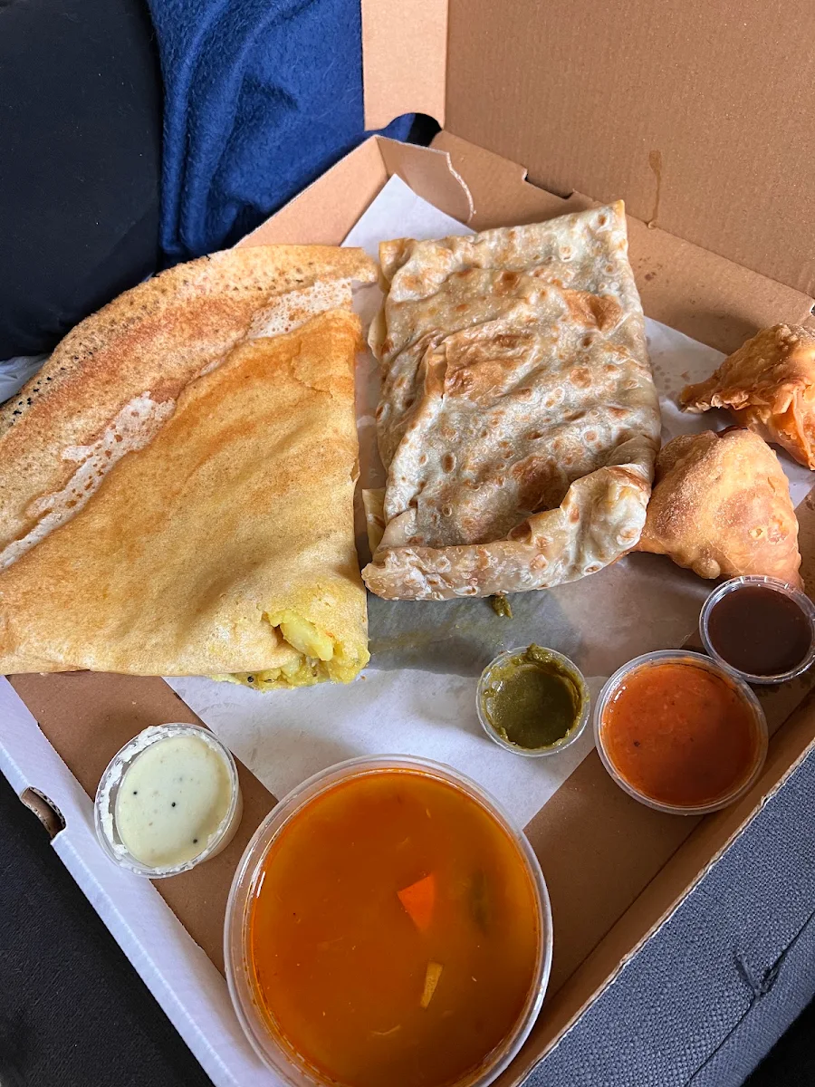 Potato Butter Ghee Dosa