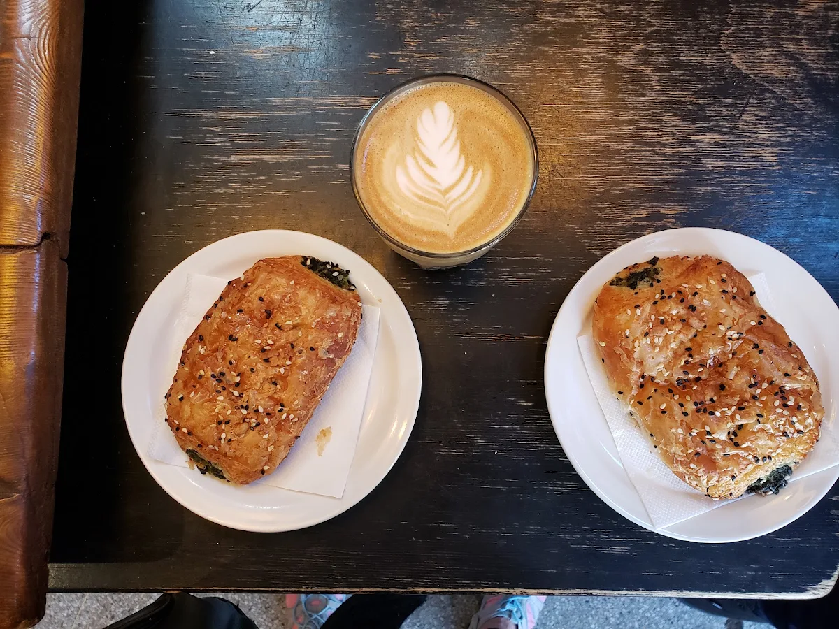 Latte and Chocolate Croissant