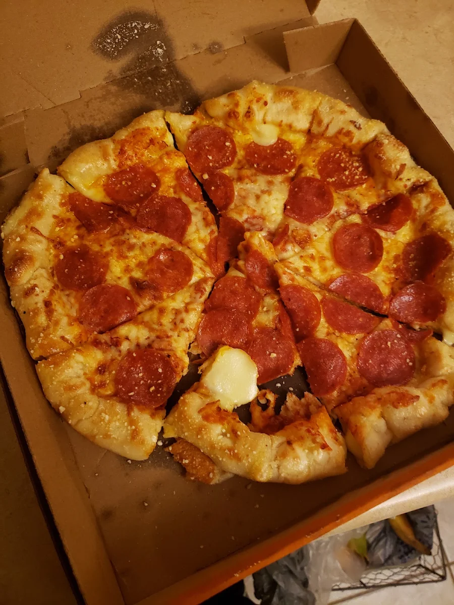 Stuffed Crust Pepperoni Pizza